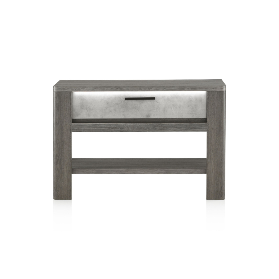 Console BOLZANO - Chêne Béton Soldes été vague 2