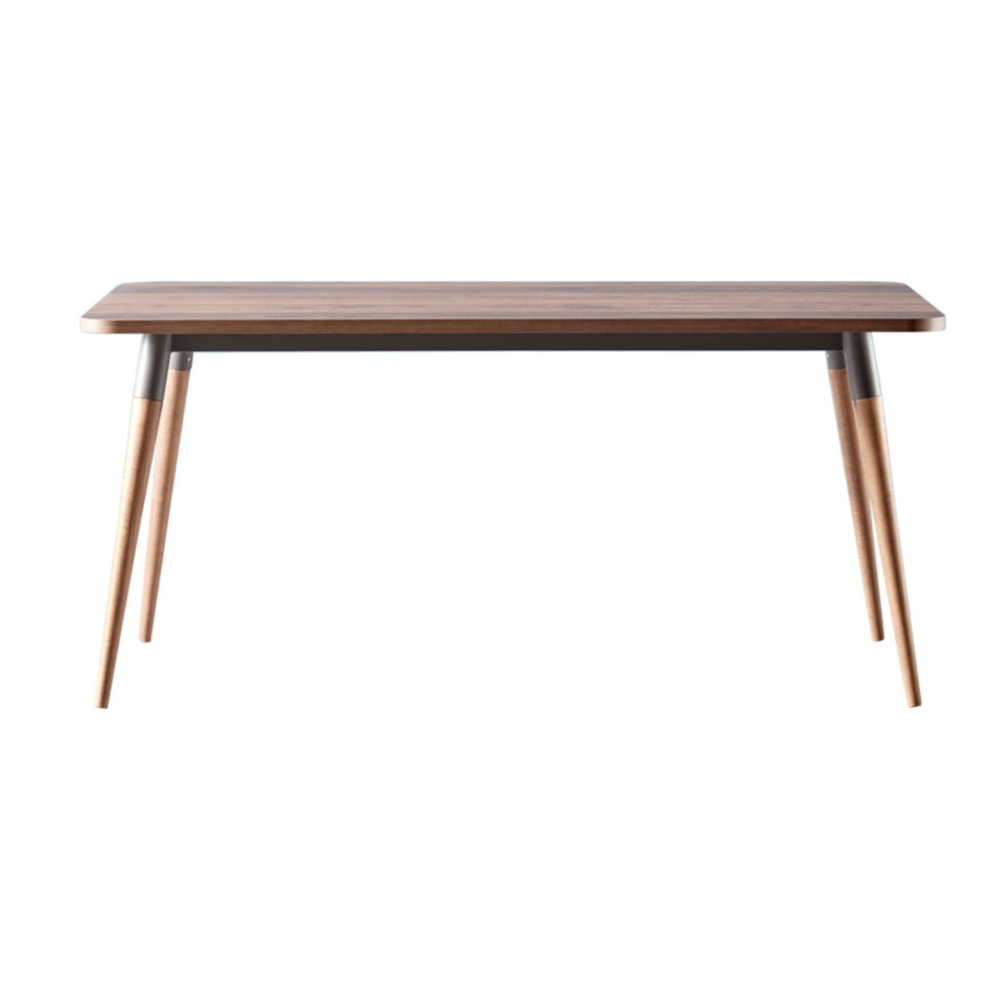 Table À Manger FLEMENS - Taupe / Chêne Séjour