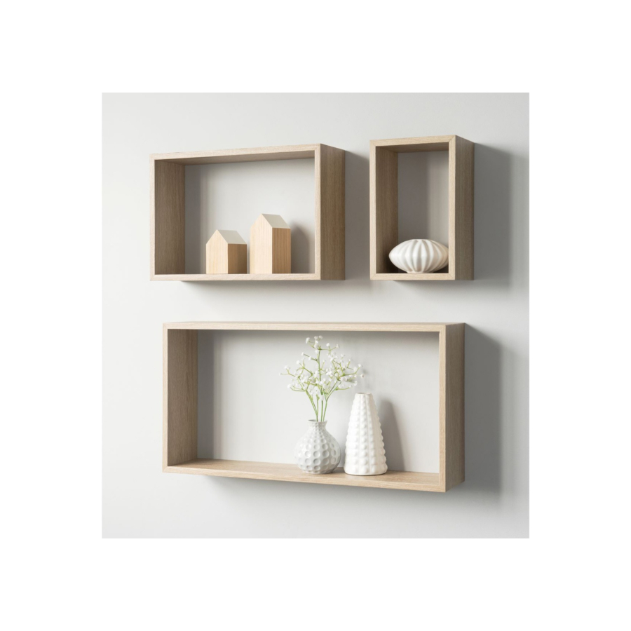 Set de 3 Etagères SHELVY - Sonoma Étagères et bibliothèques rangements