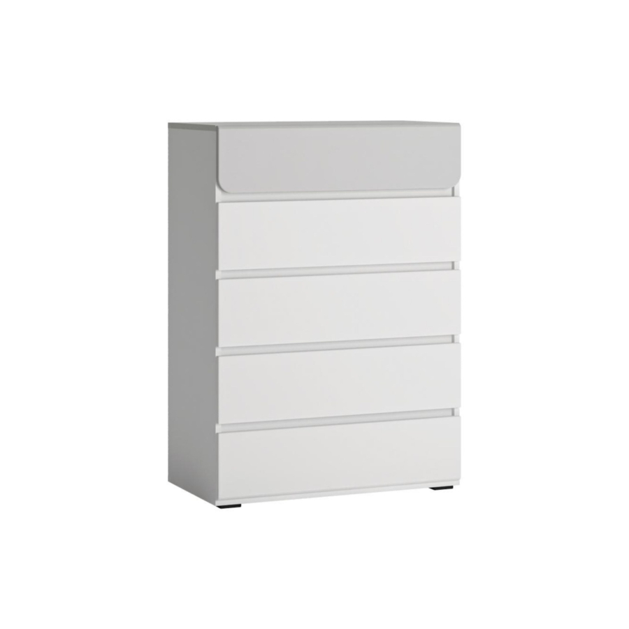Commode FLEXI - Blanc / Gris Clair Chambre enfant