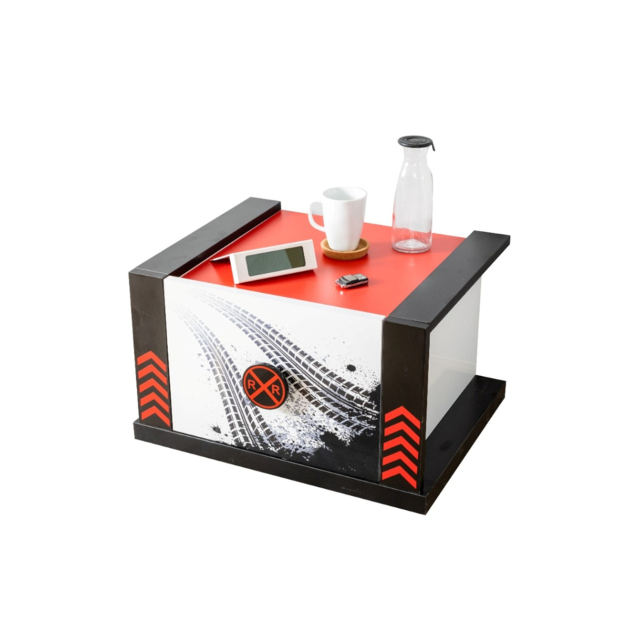 Table De Chevet CHAMPION - Rouge CHAMBRE ENFANT