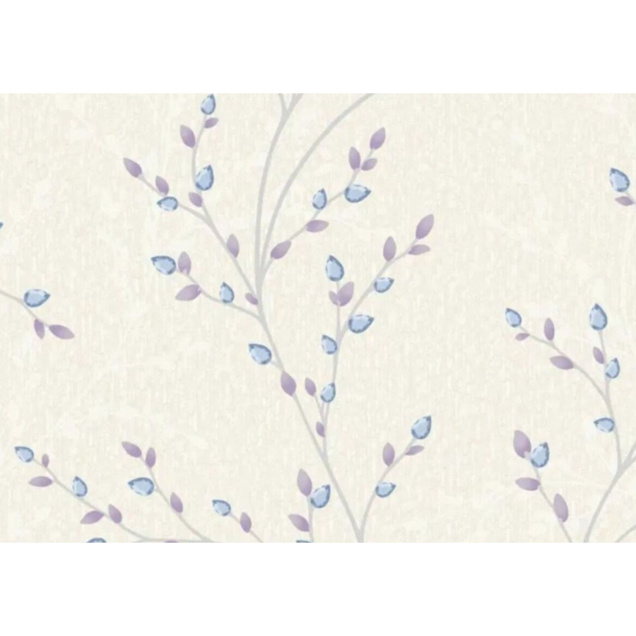 Papier Peint OPUS AMELIO - Bleu Lilac Papier peint