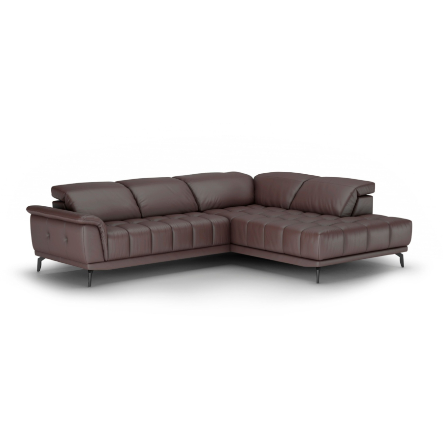 Canapé D'angle PALERMO - Marron Sofa-printemps