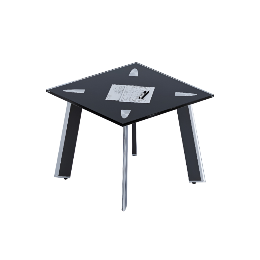 Table De Café Carrée SHIRAZ - Noir SOLDES BUREAUTIQUE PRO