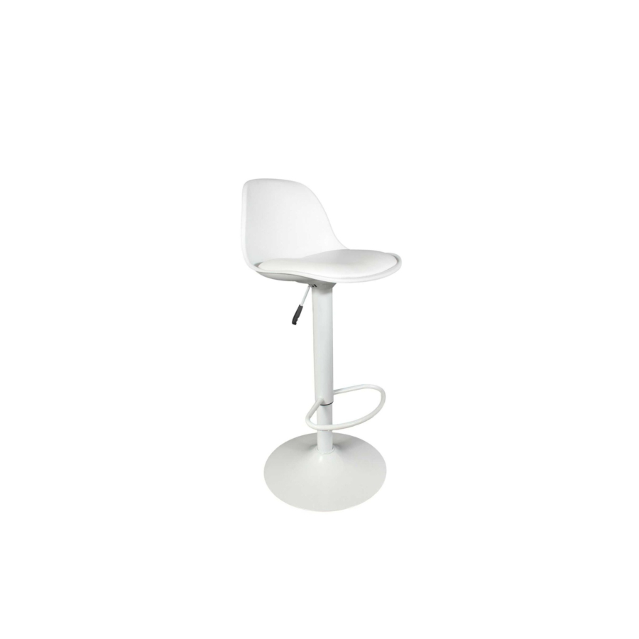 Tabouret ISAK Avec Coussin Fixe - Blanc Chaises sans accoudoir