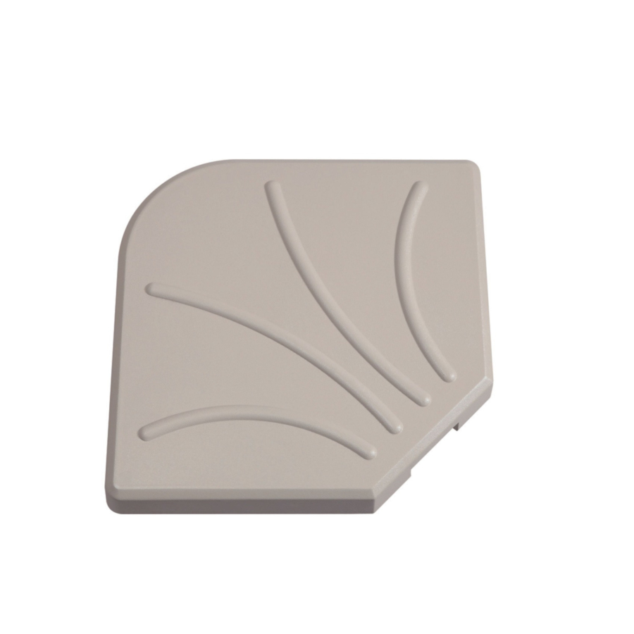 Base Parasol 25kg Déporte 1/4 - Blanc Crème Promotions
