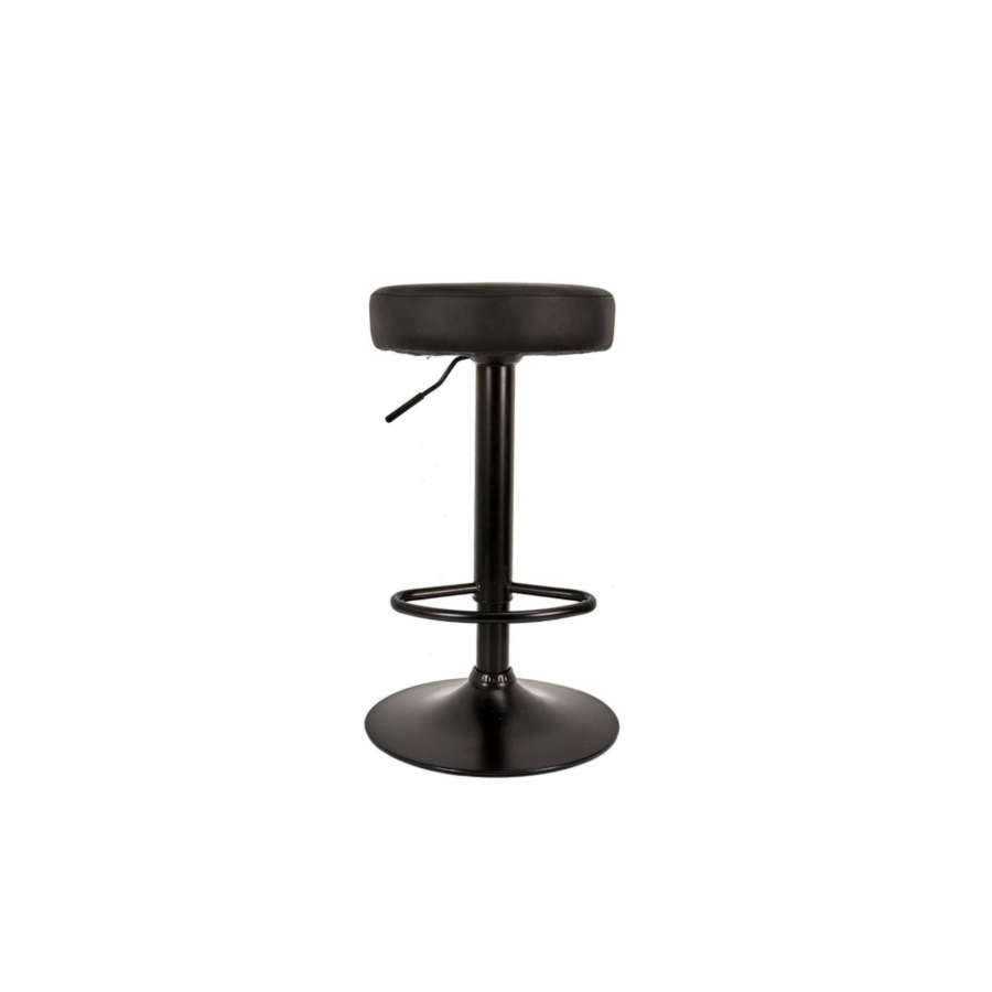 Tabouret De Bar MUMFORD Réglable - Noir Chaises sans accoudoir