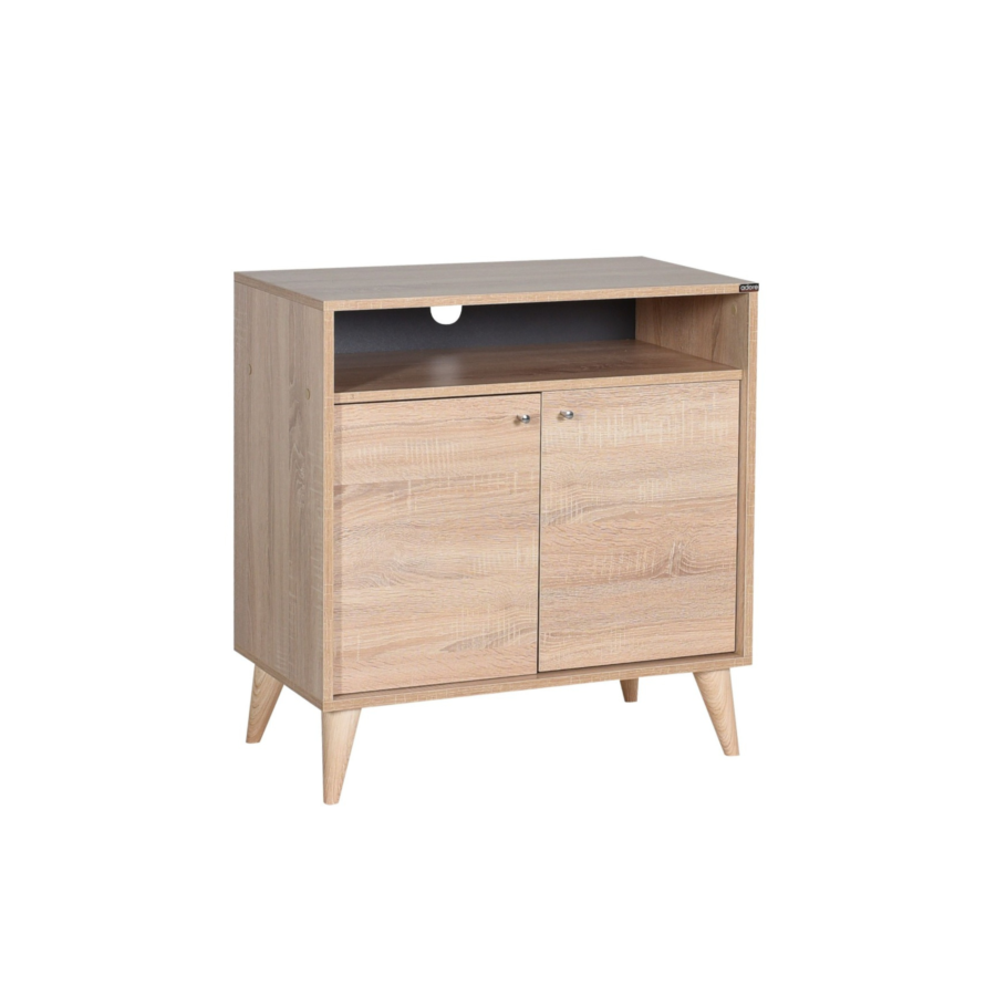 Meuble Multifonctions LONDON 2 Portes + Niche - Beige Meubles multifonctions