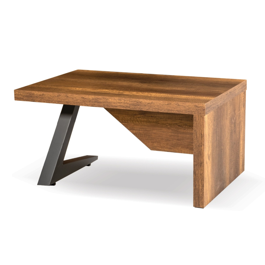 Table De Café OSCAR Z - Chêne / Gris Table basse d'accueil