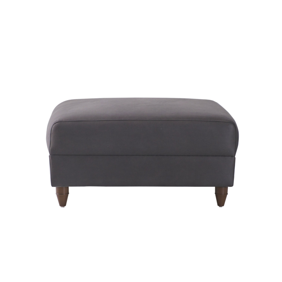 Pouf NEW NATELLO - Gris Foncé Pouf
