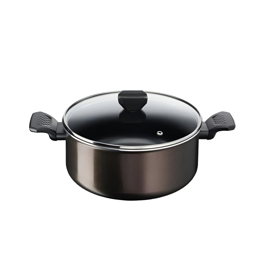 Faitout TEFAL 24cm Avec Couvercle - Noir Cuisson et préparation