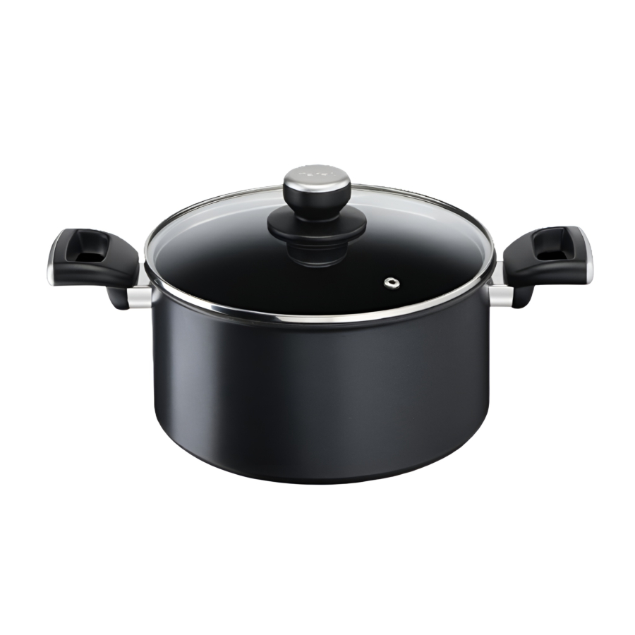 Faitout TEFAL Avec Couvercle G2554602 24cm - Noir Cuisson et préparation