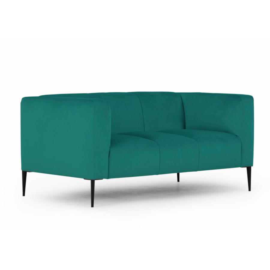 Canapé 2 Places MABELLE - Vert Petrol Sofa