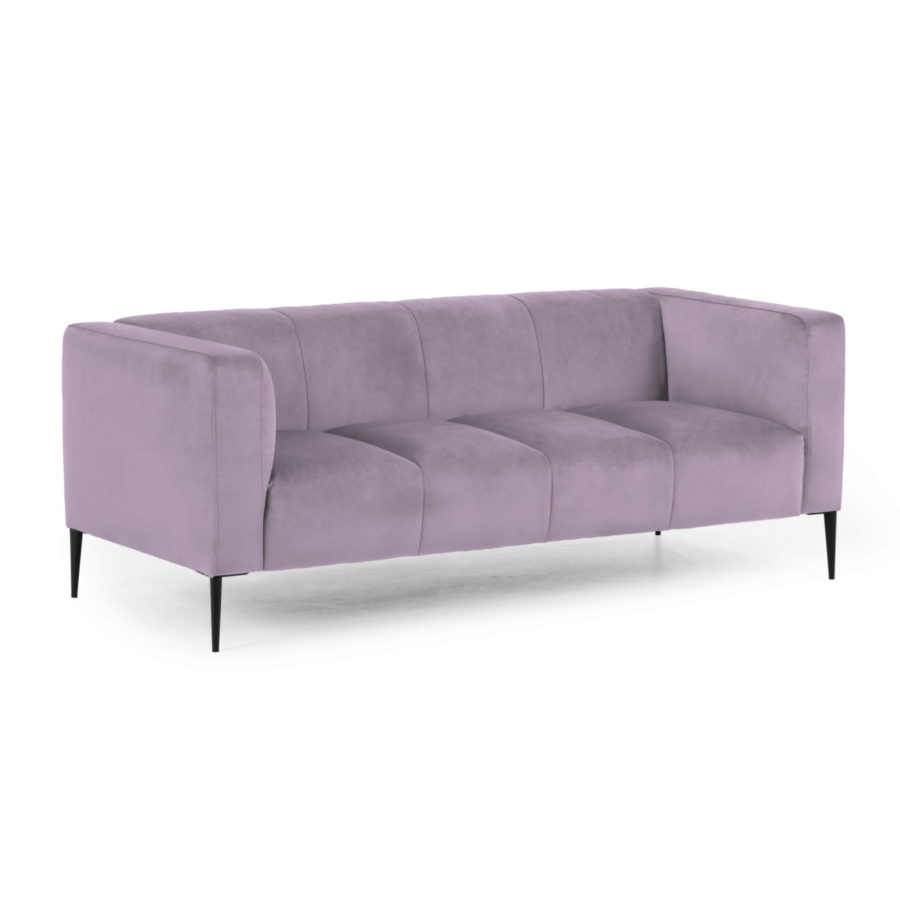 Canapé 3 Places MABELLE - Violet Sofa-printemps