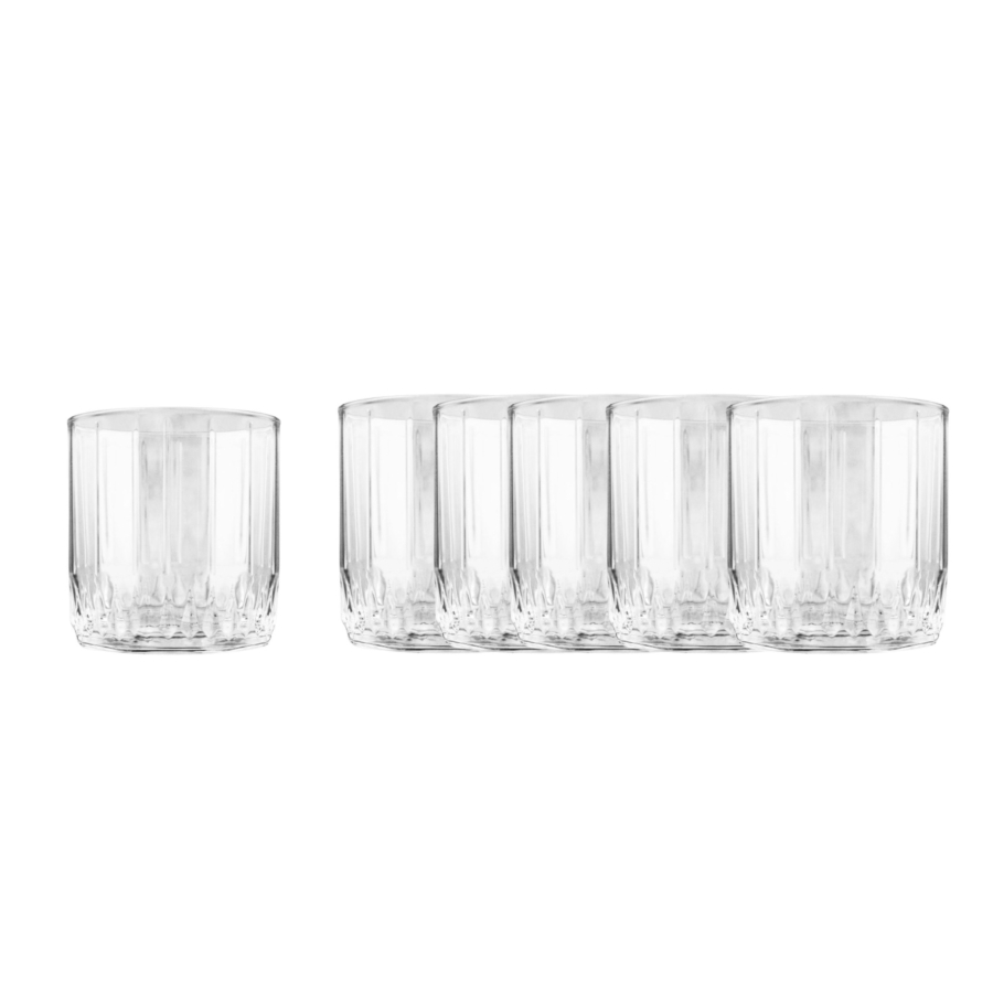 Set De 6 Verres Leia - Blanc Verres d'eau