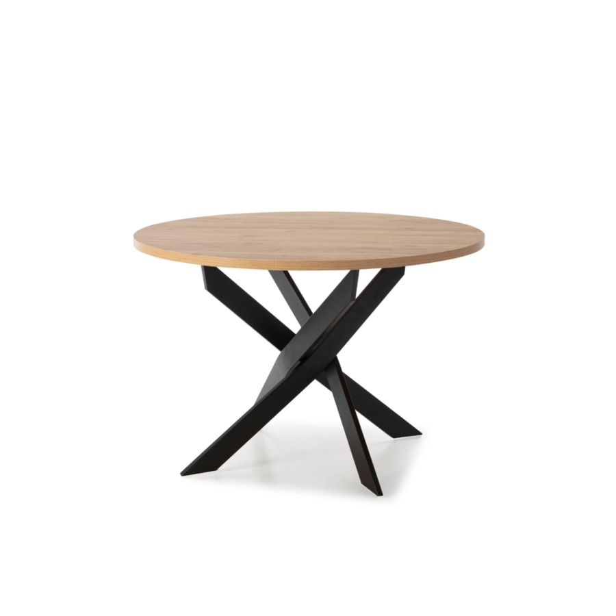 Table Ronde THER - Chêne / Noir Tables à manger