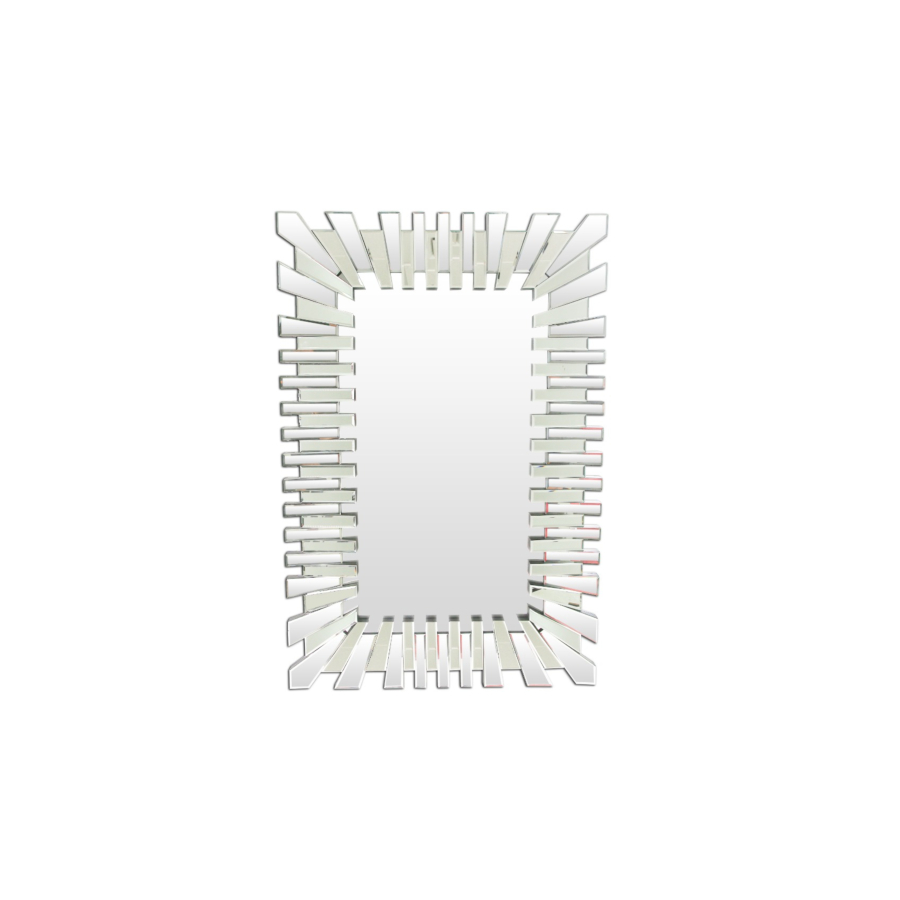 Miroir Décoratif 120x80x4cm - Gris Décorations