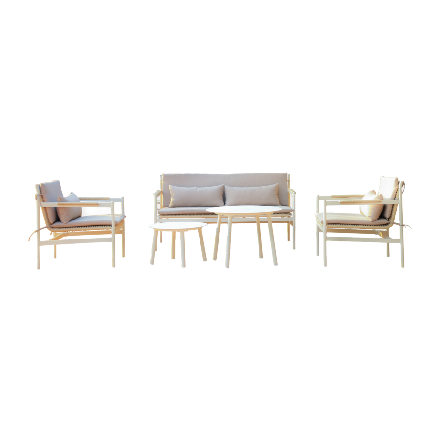 Set De Jardin MALICE - Taupe Meubles jardin