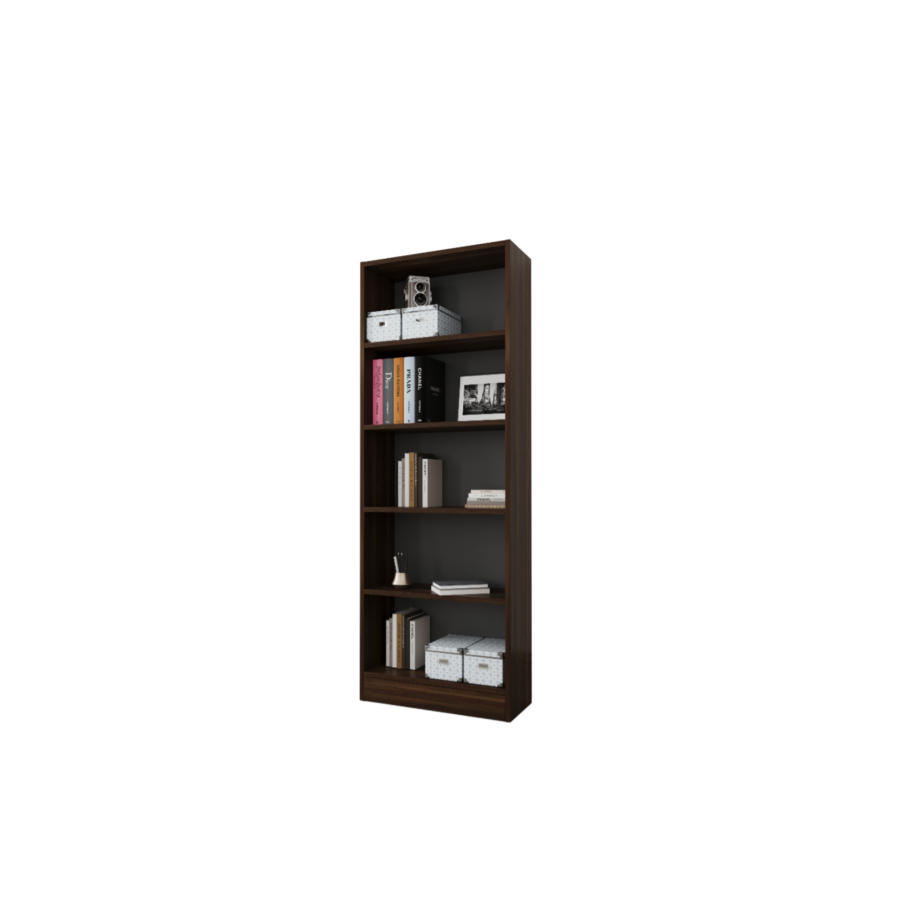 Étagère RIO 5 Niches - Marron Rangements