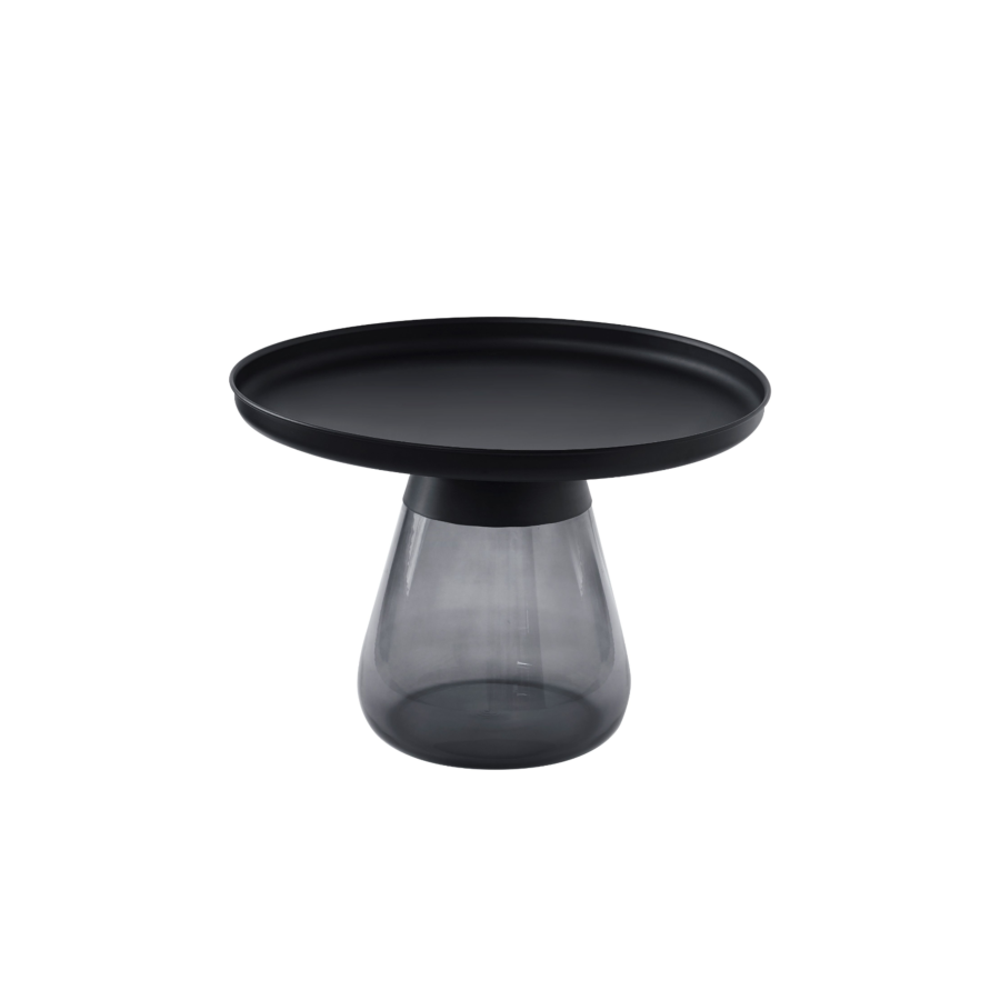 Table De Coin NEGRO 60x43cm - Noir Table d'appoint