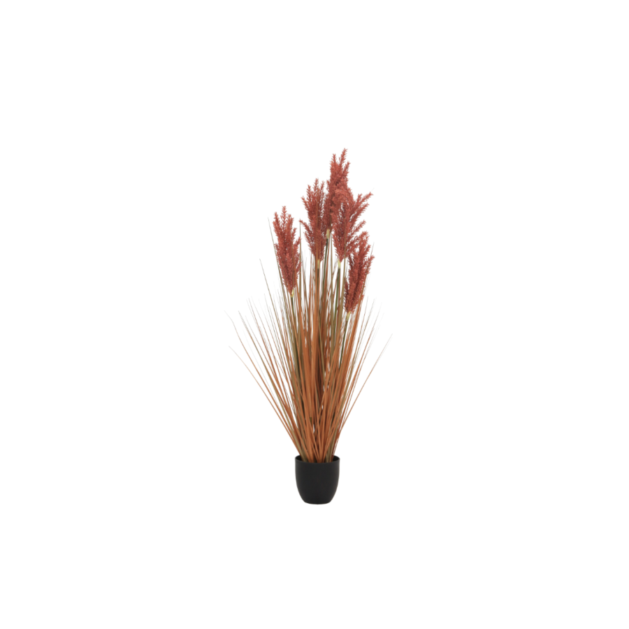 Grain de gazon avec pot 121cm - Terracota Plantes et fleurs artificielles