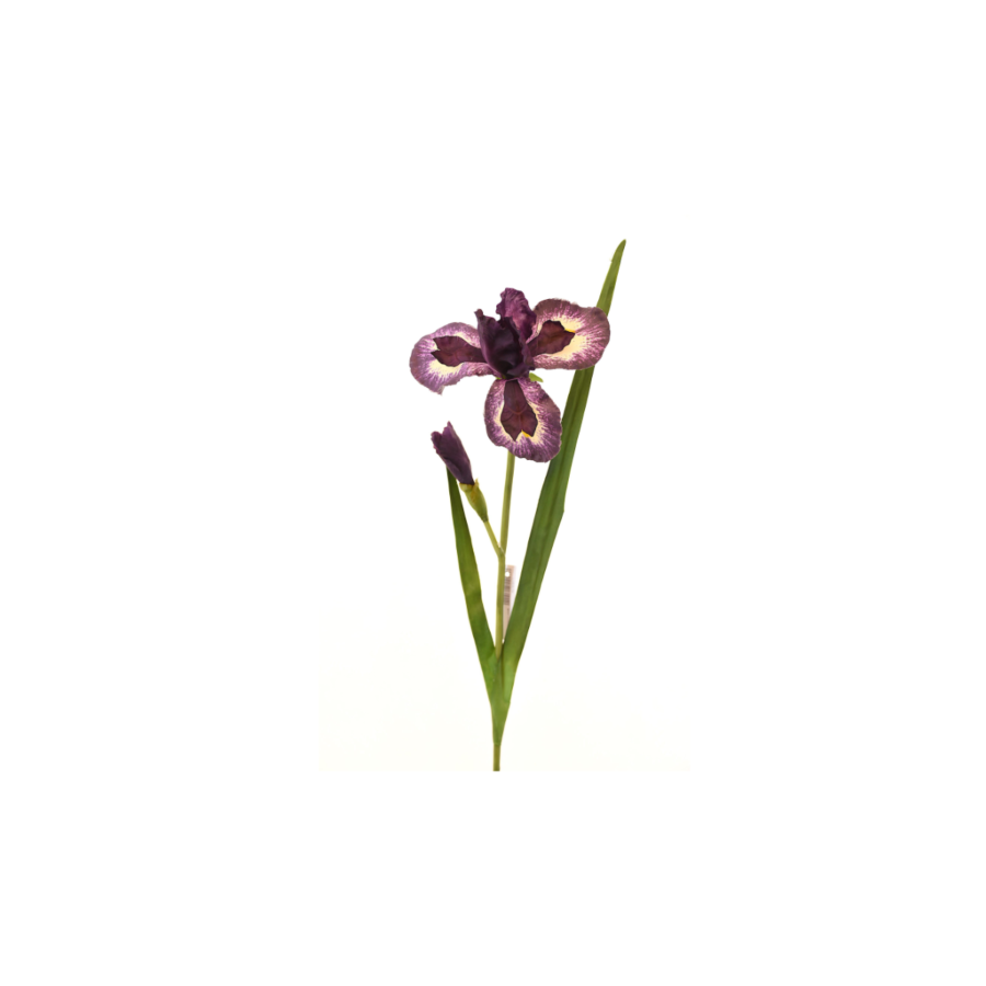 Fleur IRIS 95cm - Violet Foncé Plantes et fleurs artificielles
