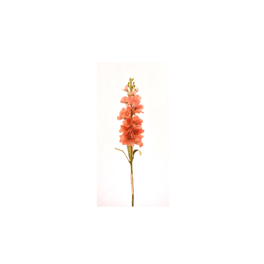 Fleur Delphinium 80cm - Corail Plantes et fleurs artificielles