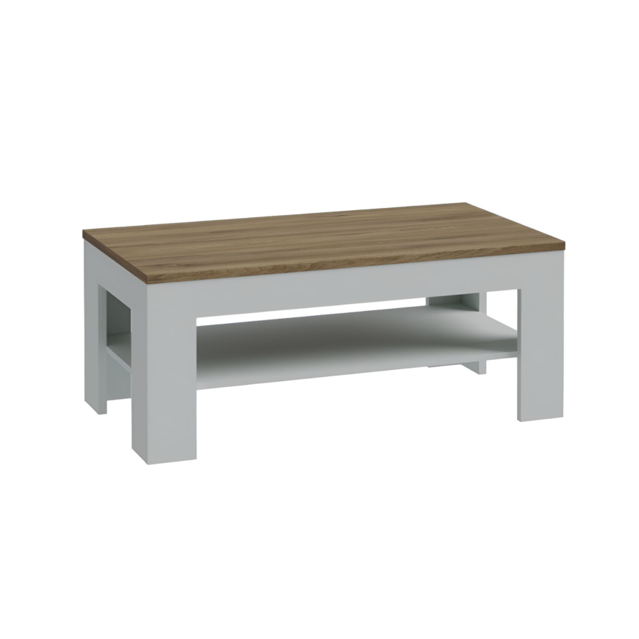 Table Basse Lewisville - Oak / Crème Déstockage