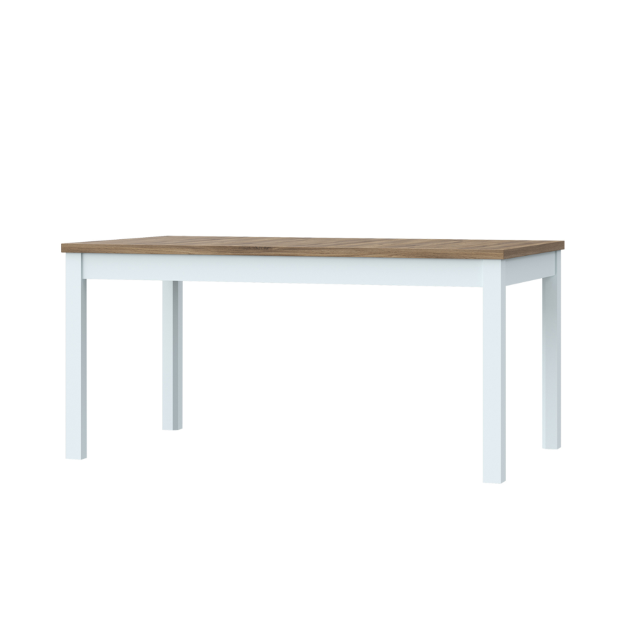 Table à Manger Extensible LEWISVILLE - Beige / Crème Séjour