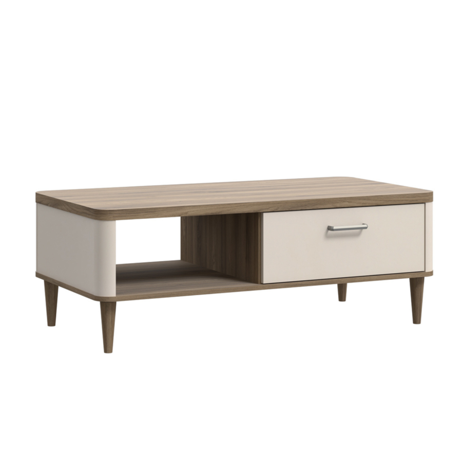 Table Basse LACETTI - Beige / Crème Soldes été vague 2