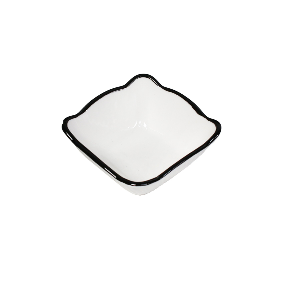 Set Apéritif 3 Pièces 10cm - Blanc / Noir Soldes été vague 2