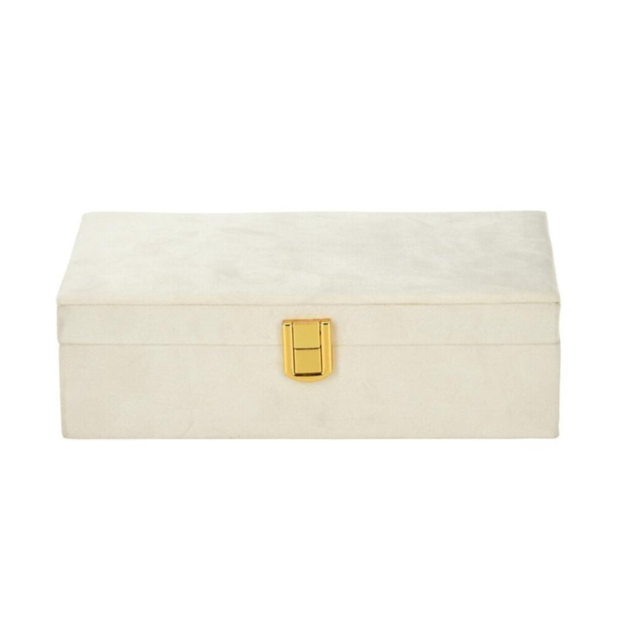 Boîte À Bijoux En velours - Blanc Boites de rangement