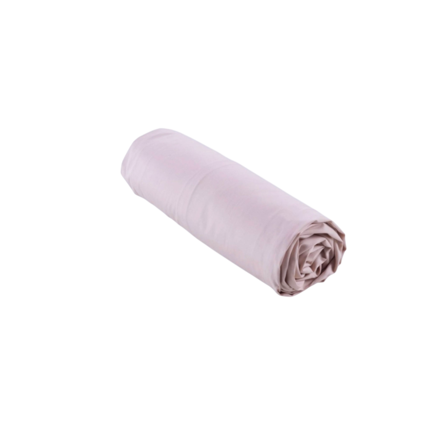 Drap Housse Richbond Coton Cardé 140X190- Lavande Essentiel HIVER