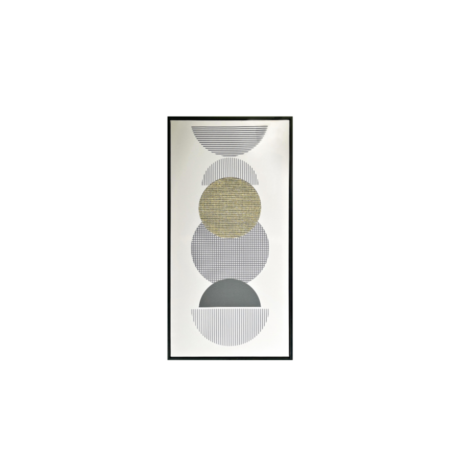 TABLEAU Au Design ABSTRAIT 40x80 - Multicouleur Tableaux