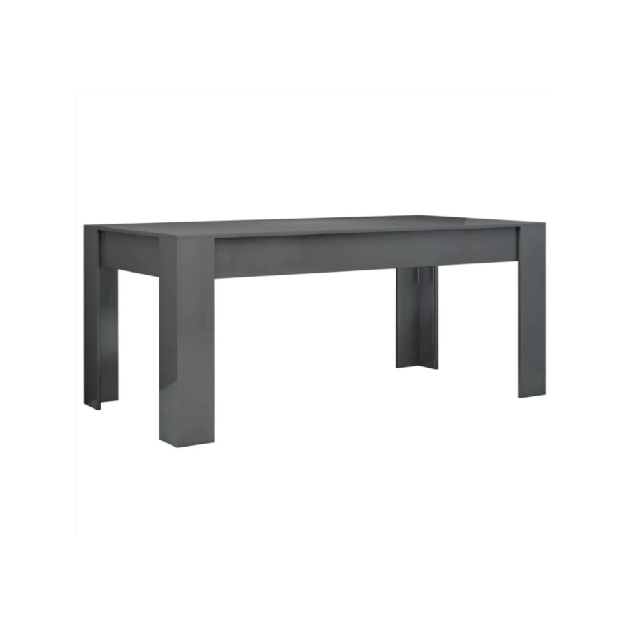 Table Basse DAMA - Gris Foncé Brillant Soldes été vague 2