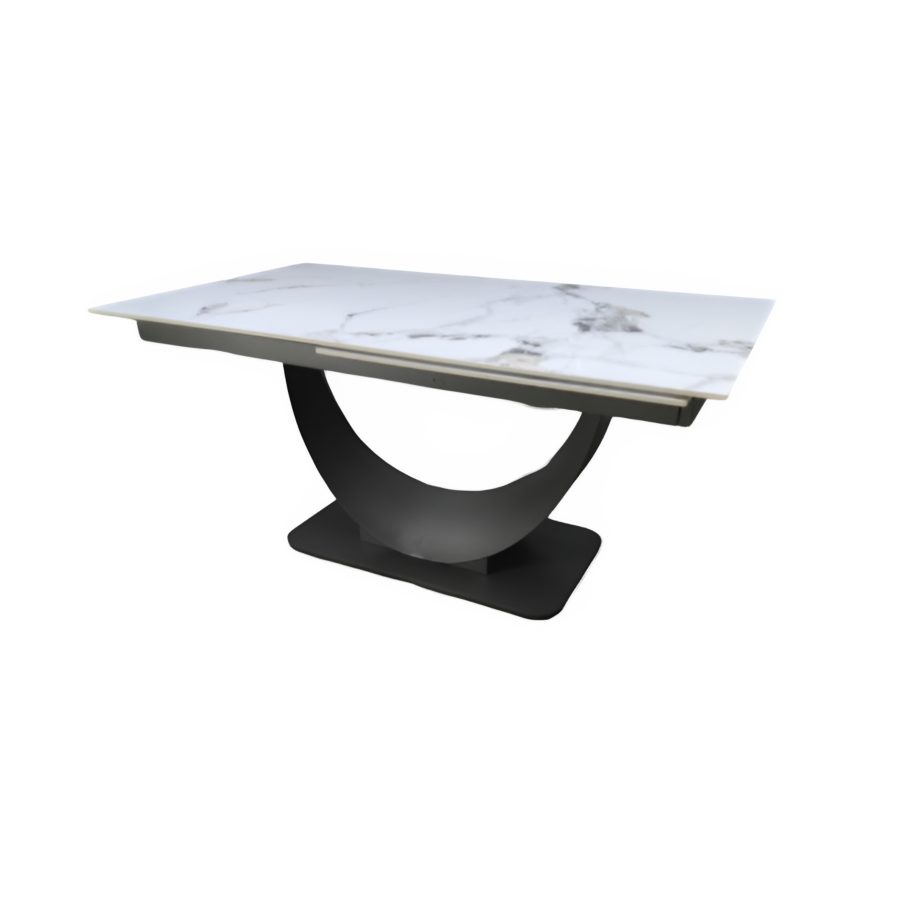 TABLE à MANGER Extensible GLAM 160-240cm - Blanc Soldes été vague 2