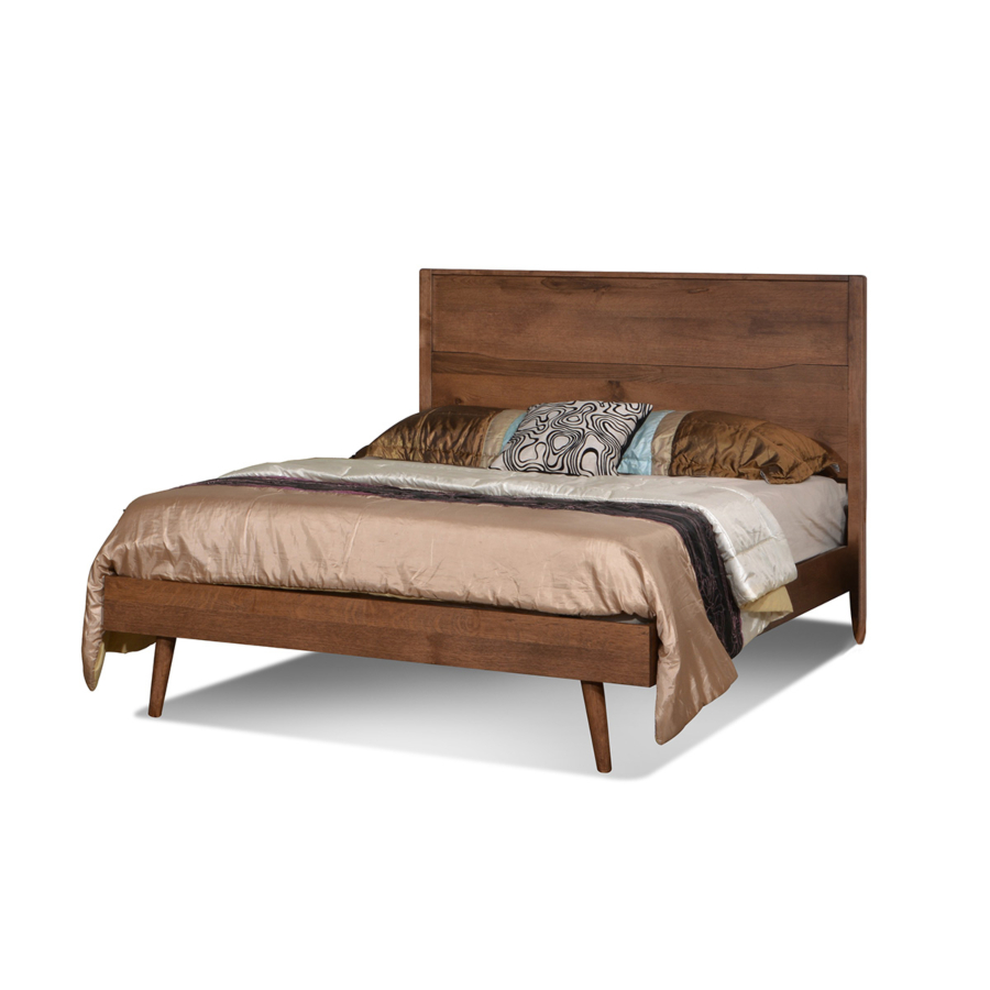 LIT BALI AVEC PLANCHE SOMMIER - Marron Lits adulte
