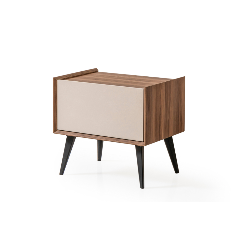 TABLE DE CHEVET ADEN - Marron / Blanc Chevet adulte