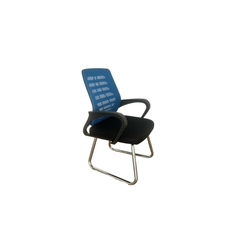 Chaise Visiteur CASUAL - Bleu / Noir Chaises avec accoudoir
