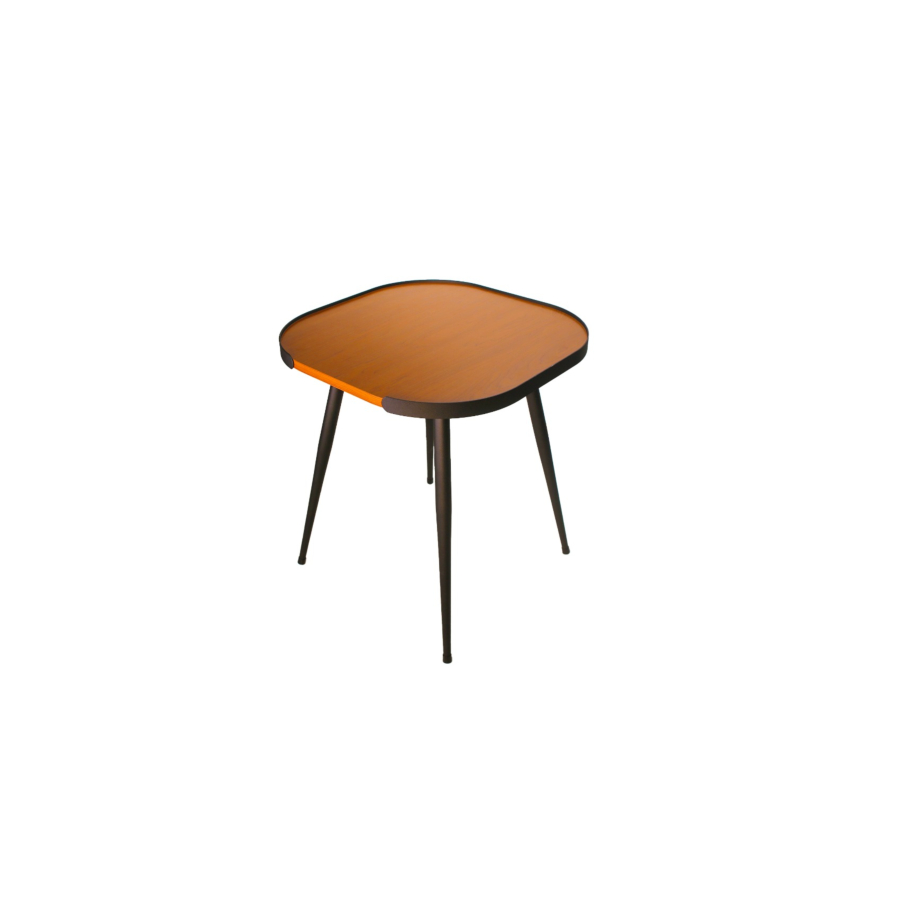 Table D'appoint ZEN - Noir / Marron Soldes été