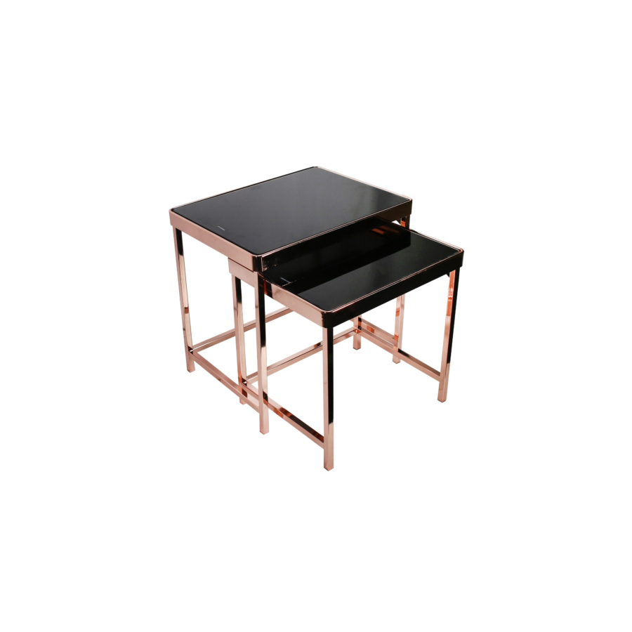 Set de 2 Tables gigognes VOLLA - Bronze Promos printemps