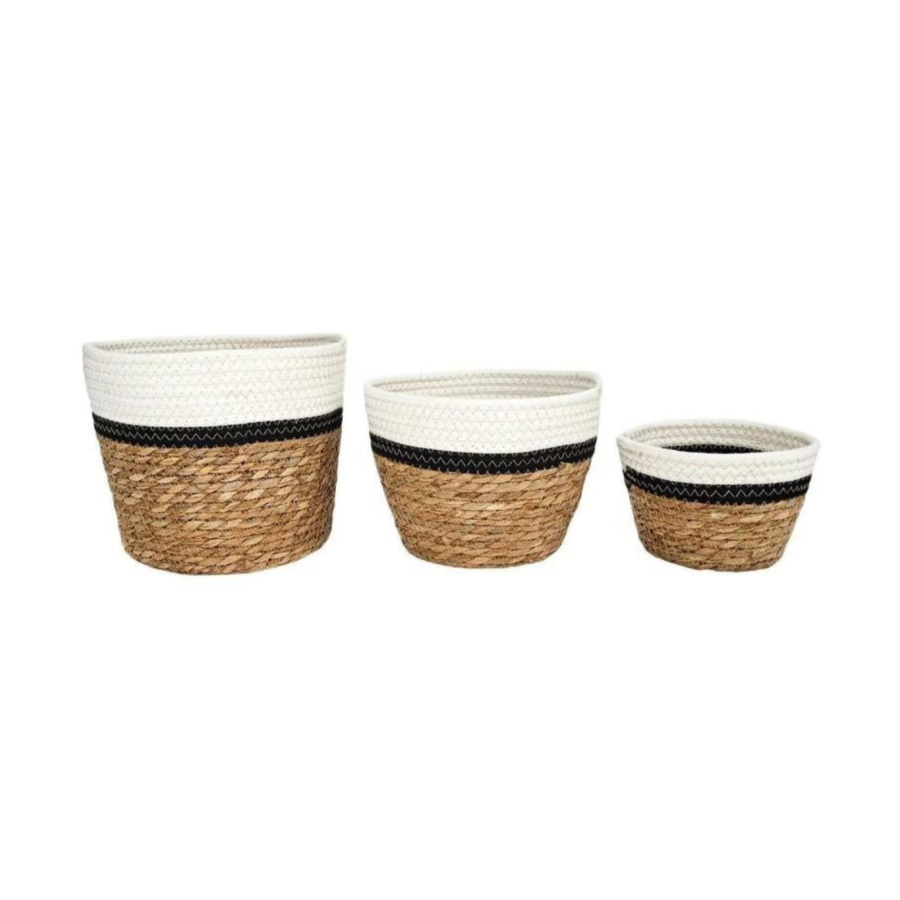 Lot De 3 Paniers - Beige Paniers et corbeilles