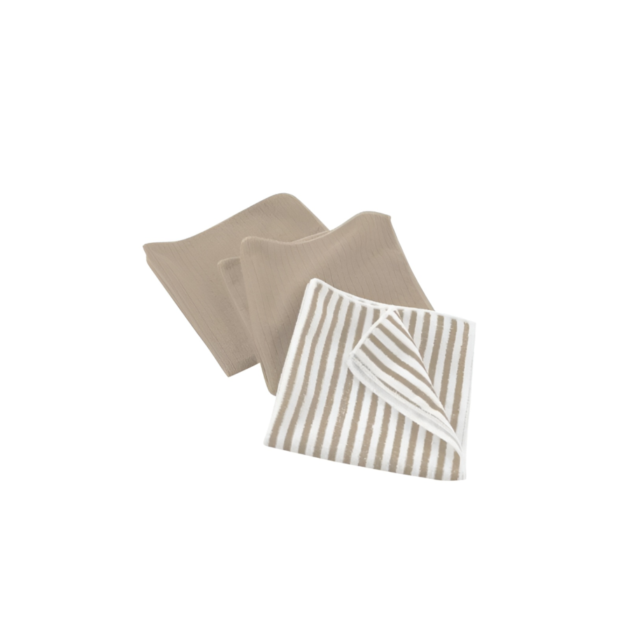 Lot De 3 TORCHONS CUISTOT MICROFIBRE - Beige Nappe et serviettes
