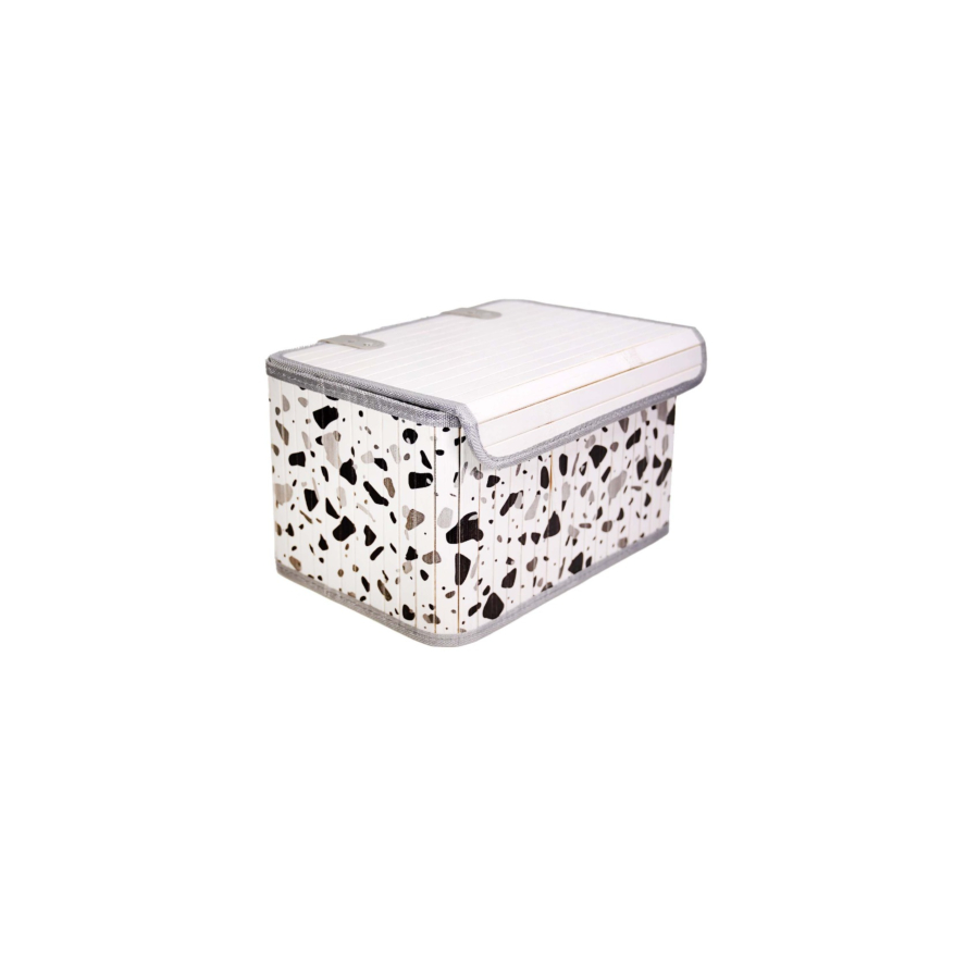 Boîte de rangement Mosaïque Avec Couvercle 33x23x19cm - Multicouleur Boites de rangement