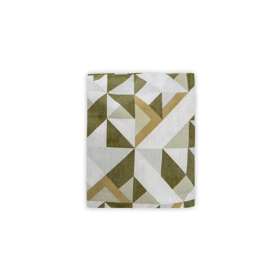 Drap Plat ASYMETRY - Vert Textile