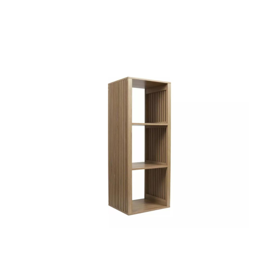 Rangement Modulable 3 Cases KLAUS - Marron Étagères et bibliothèques rangements