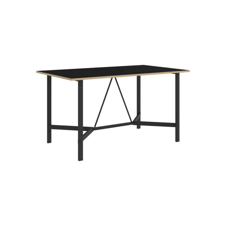 Table À Manger DALMA - Noir / Chêne Séjour