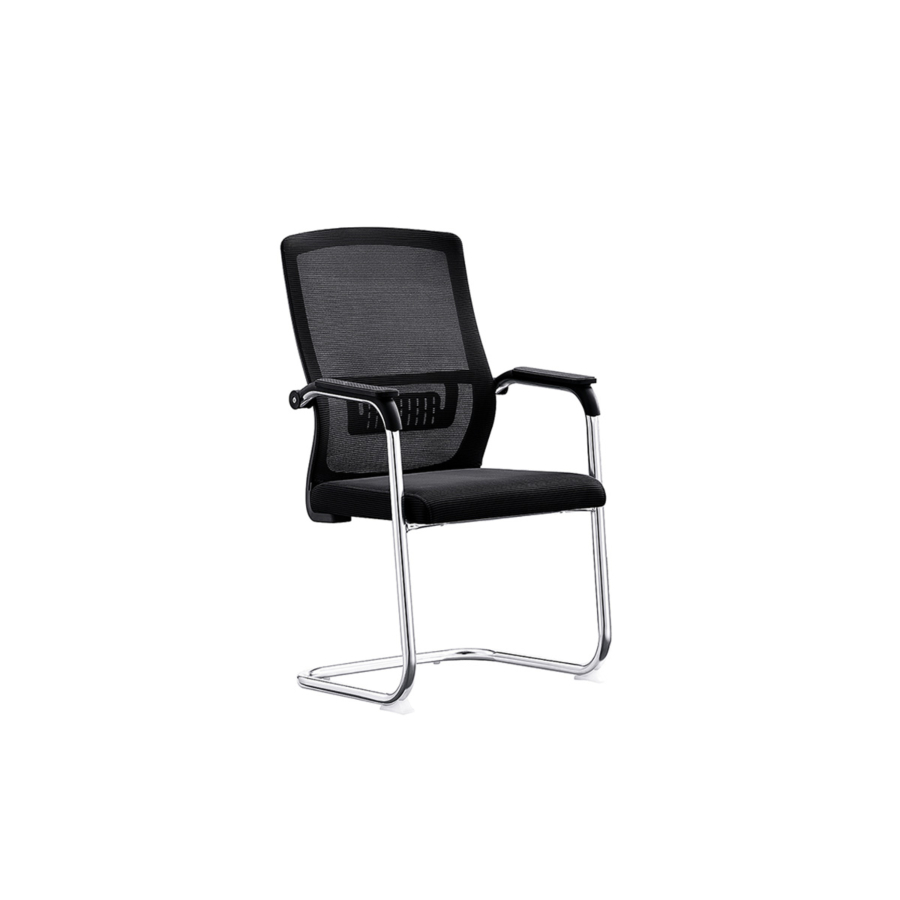 Chaise Visiteur OVERTIME - Noir Chaises sans accoudoir