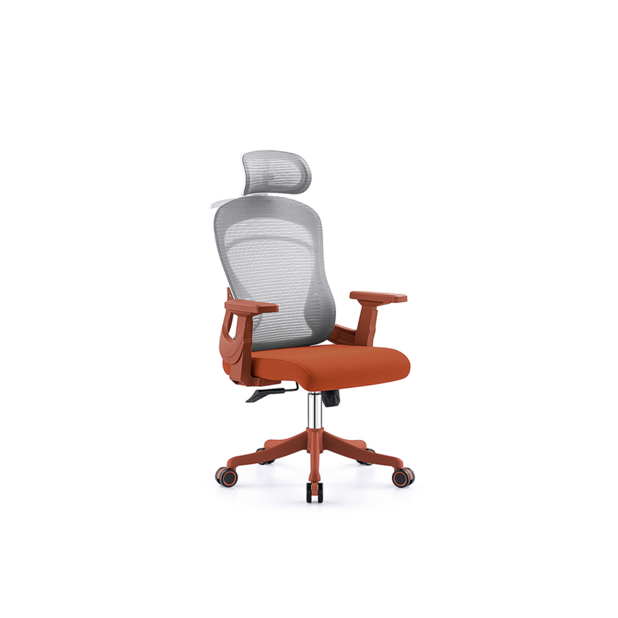Fauteuil Président ERGO COMFY - Orange Chaises sans accoudoir