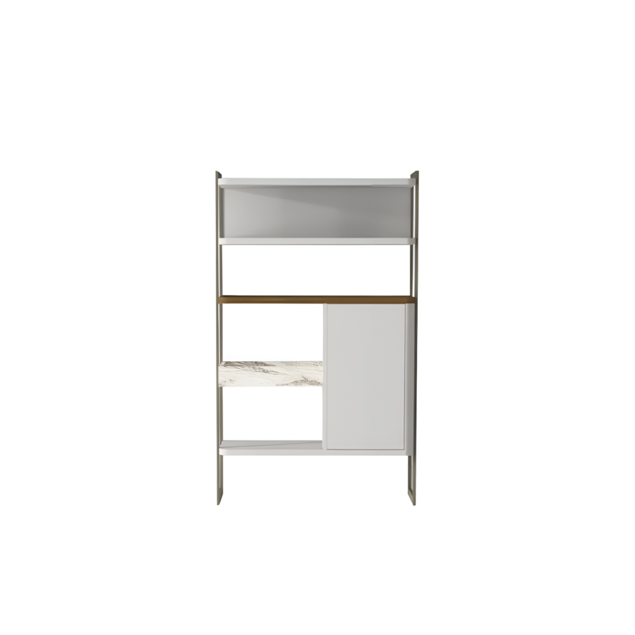 MEUBLE DE RANGEMENT LIONTE - Blanc Soldes été vague 2